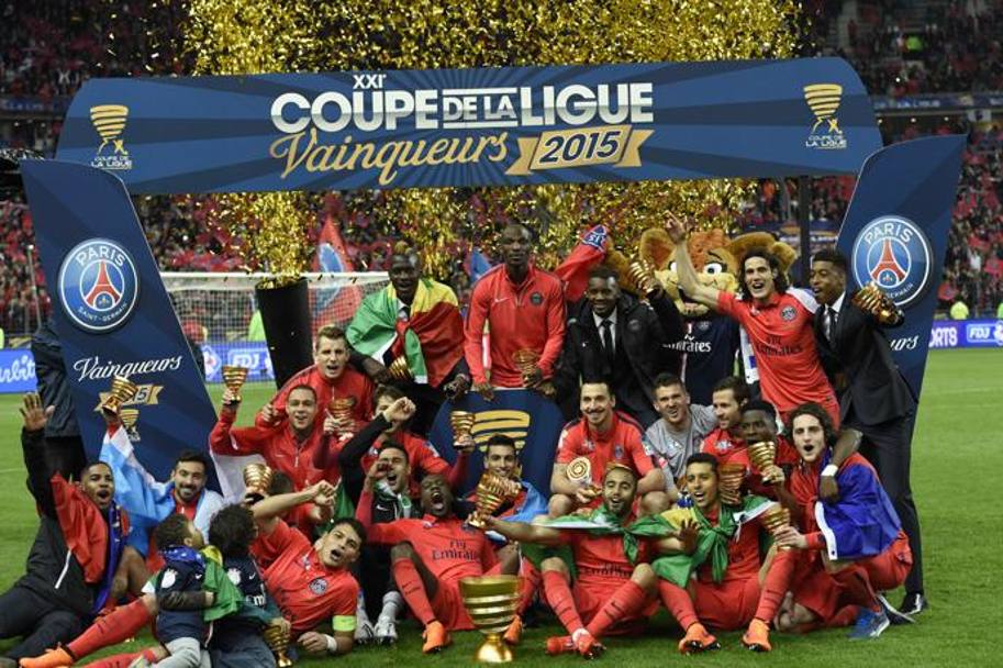 Meglio di cos non poteva andare: il Psg demolisce 4-0 il Bastia nella finale di Coppa di Lega francese grazie alle doppiette di Ibrahimovic e Cavani e mette il secondo trofeo stagionale dopo la Supercoppa di Francia. Afp